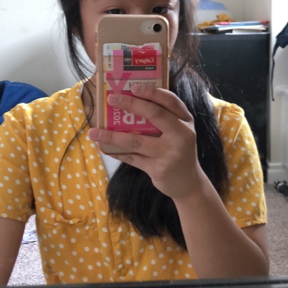 Yellow button up shirt - Picture 2 of 4